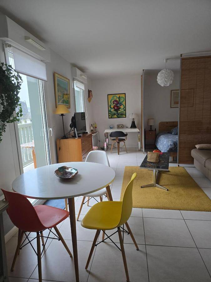 Gîte pour 2 personnes, avec balcon et vue dans Hippodrome de Deauville La Touques