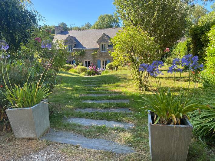 Villa Kergariou - Longère bretonne avec jardin, terrasse et accès plage in Clohars-Carnoët, Côte de Cornouaille