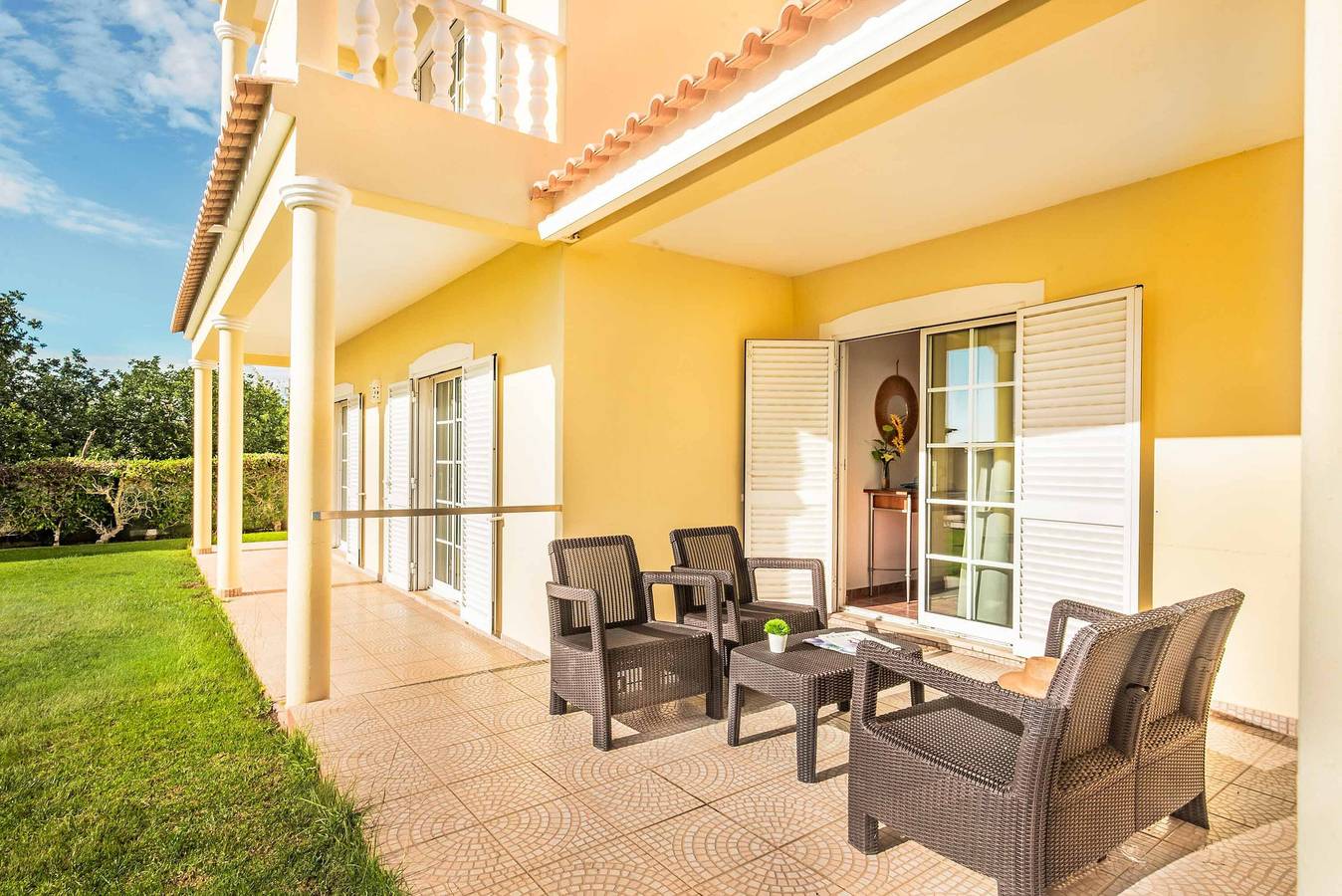 Villa pour 10 personnes avec balcon in Quarteira, District de Faro