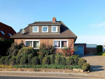 Ferienwohnung für 3 Personen, mit Garten und Terrasse, mit Haustier in Carolinensiel