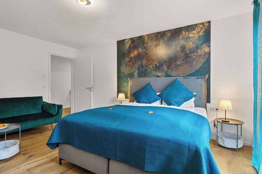 Ganze Wohnung, Lit Living: Luxus |Box Spring|Parking|Terrace|3 Br in Hemsbach, Kurpfalz