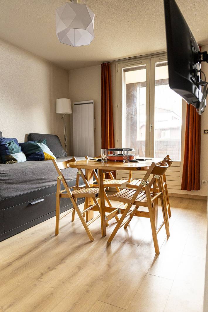 Studio pour 4 personnes, avec balcon