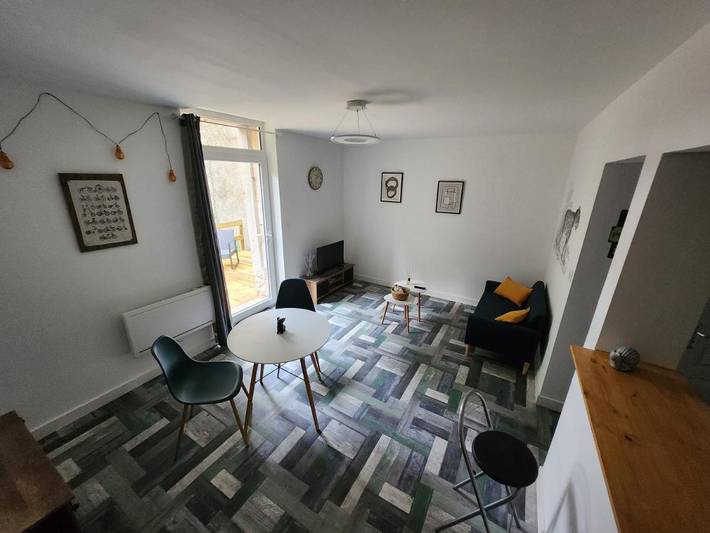Appartement de vacances pour 2 personnes, avec Balcon et Terrasse ainsi que Jardin et Vue