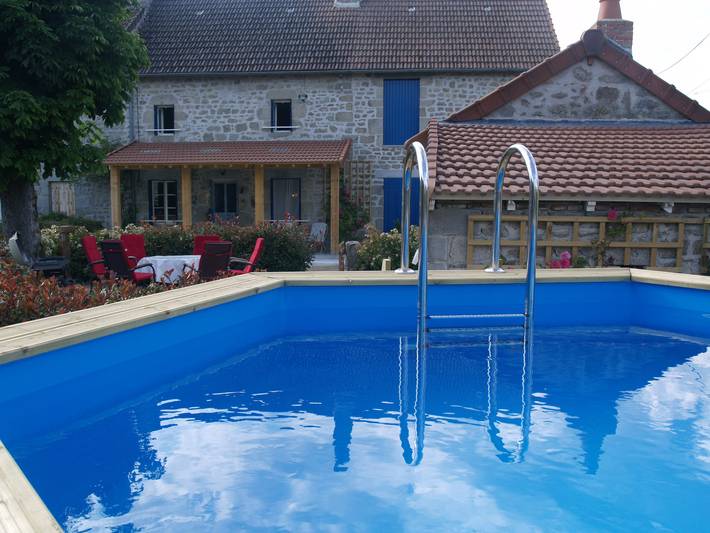 Gîte pour 5 personnes, avec piscine, animaux acceptés