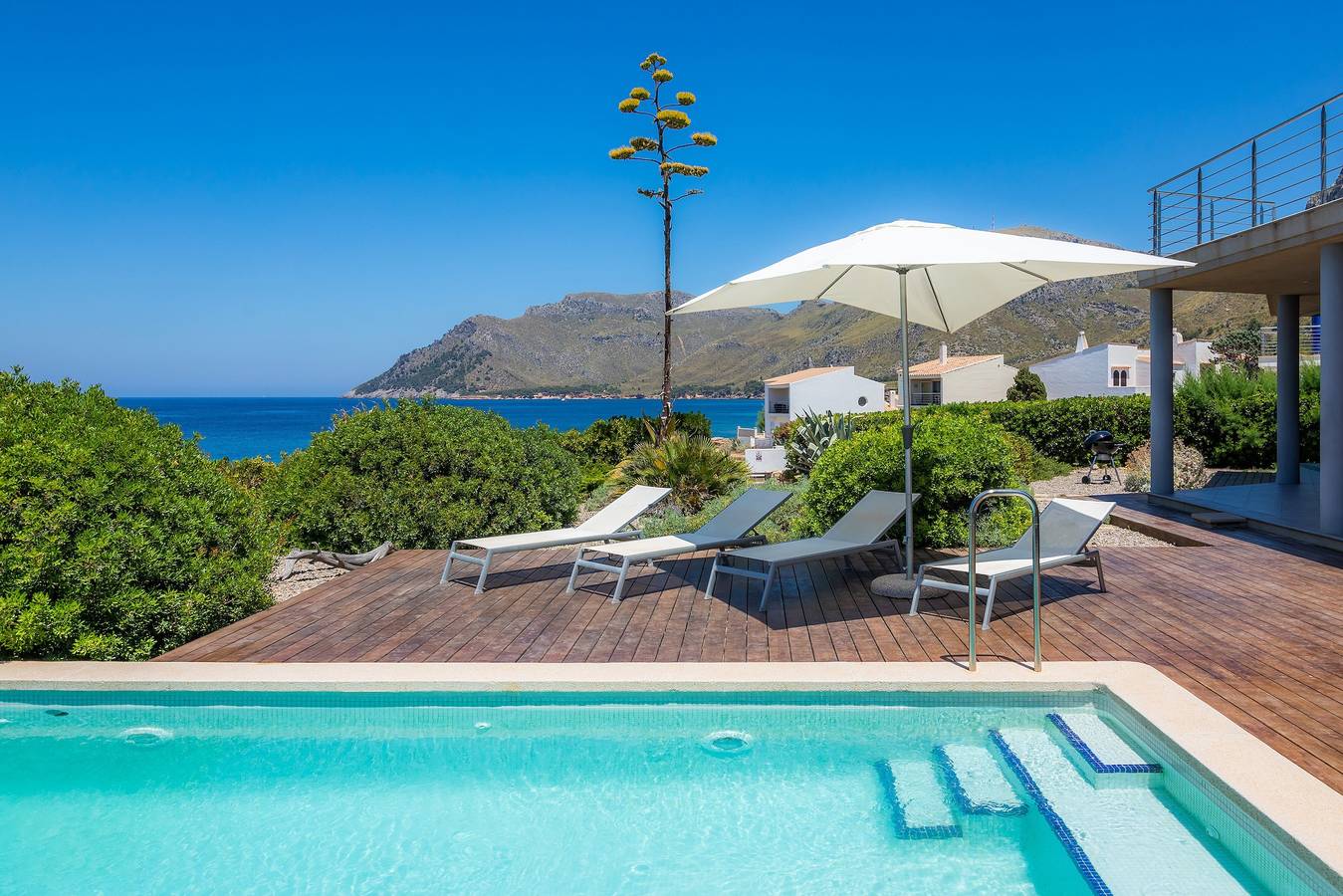Ferienvilla "Villa Espacio" mit Meerblick, Garten, Pool, Wlan und Terrasse in Betlem, Artà