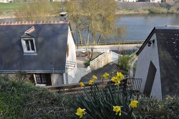 Gîte pour 4 personnes, avec terrasse et jardin à Savonnières
