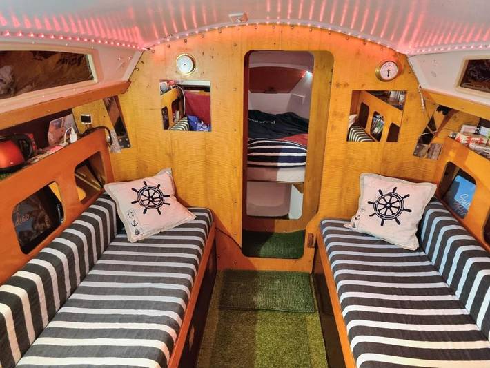 Bateau pour 3 personnes, avec vue et terrasse en Normandie - 2