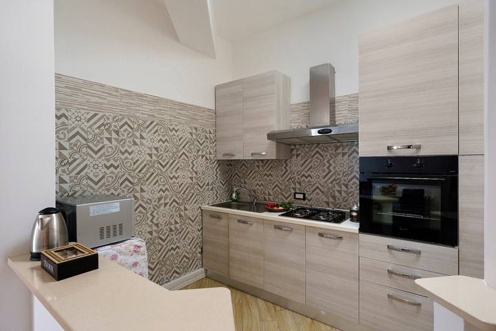 Appartement entier, Maison de vacances « Iris's House » avec vue mer, Wi-Fi et climatisation in Forio, Ischia