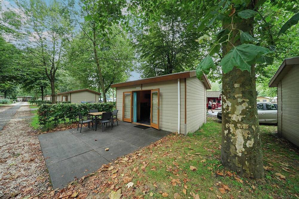 Chalet with 4 beds and a terrace in Nordholland