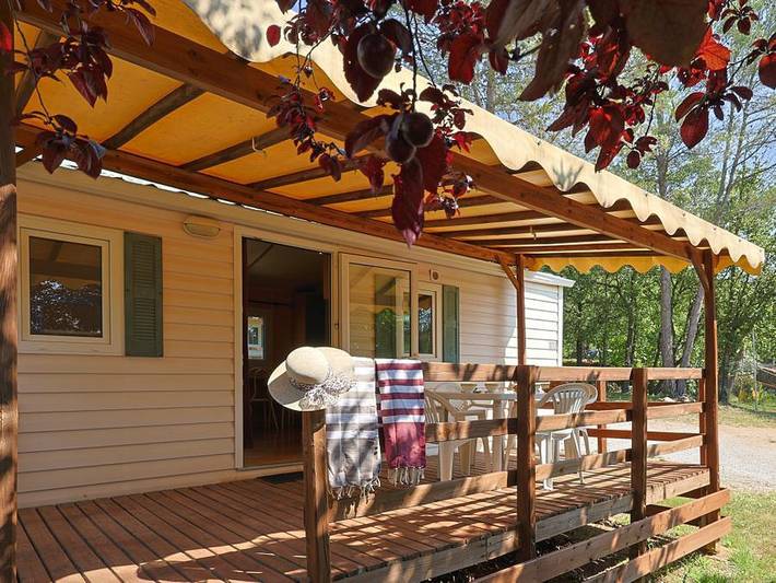 Mobil home pour 4 personnes, avec bassin pour enfant à Callas - 3