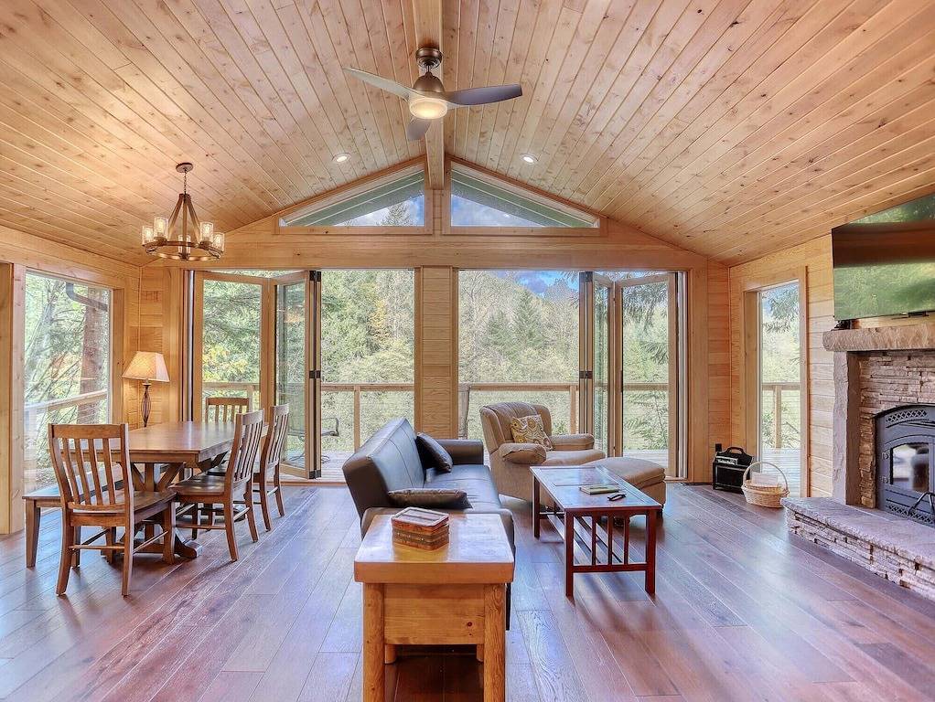 River View Cabin - Cozy Cabin, Awesome Views, Fireplace, Hot Tub in Welches, Mount Hood