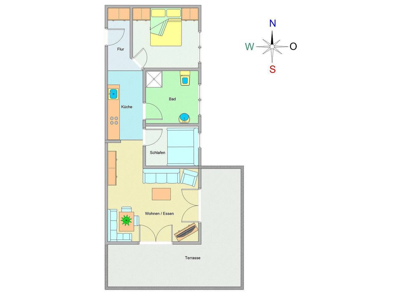 Apartamento entero, Haus Meeresblick We E.11: strandnahe und moderne 3-Zimmer-Fewo mit großer Terrasse in Ostseebad Kühlungsborn, Kühlungsborn