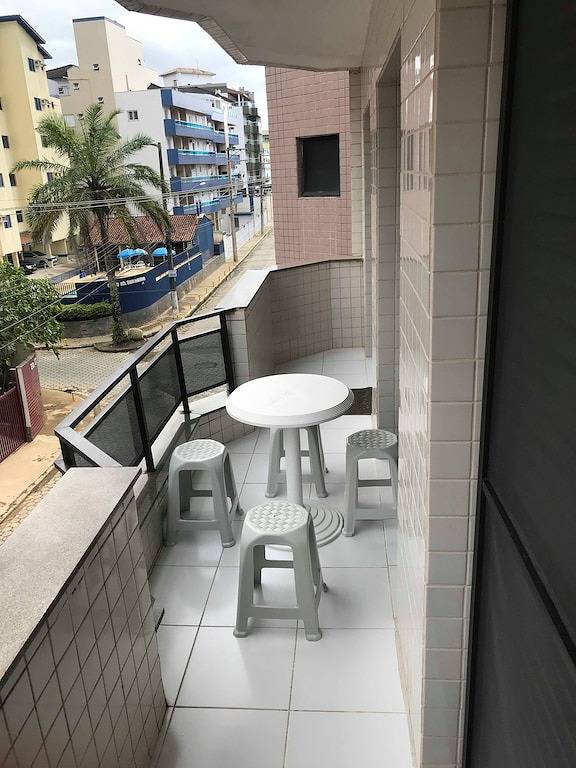 Ganze Wohnung, Gemütliche Ferienwohnung 3min von Praia Grande für 6 Personen in Toninhas Ubatuba, Ubatuba