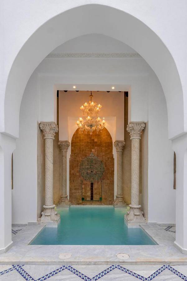 Chambre d’hôte pour 4 personnes, avec piscine et balcon au Maroc