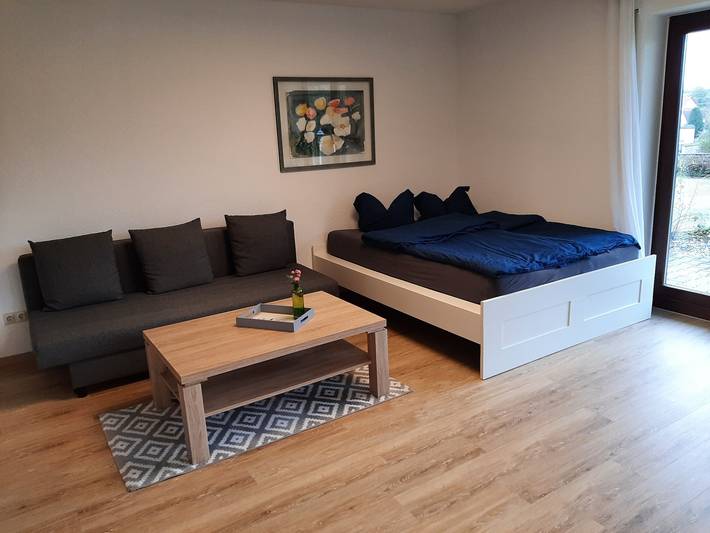 Geheel appartement, Appartement 'Am Dorfweiher' met privé terras, privé tuin en Wi-Fi in Tettnang, Region Bodensee-Oberschwaben