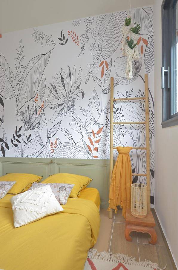 Appartement de vacances entier, Chambre chez l'habitant dans Villa d'architecte avec Piscine chauffée in Marsillargues, Côte méditerranéenne (France)