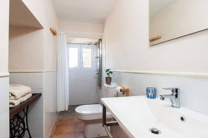 Margarita Sampol Palou Can Selva, Dorfhaus mit Traumblick bis Pto. Alcudia in Selva, Mallorca Inselmitte