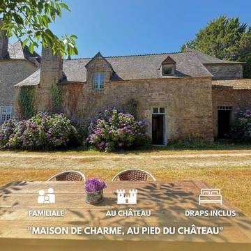 Gîte pour 4 personnes, avec terrasse et jardin à Saint-Guyomard