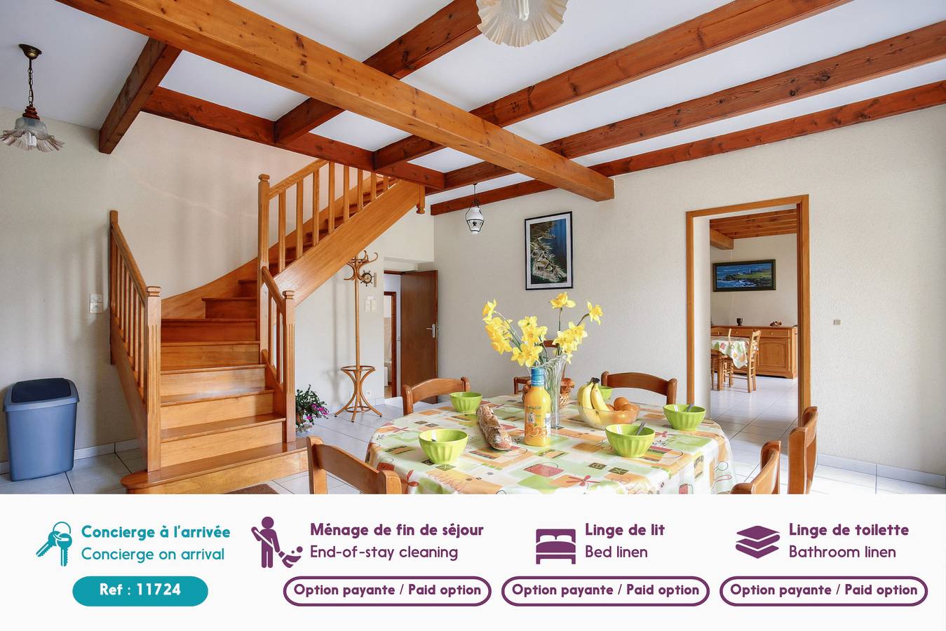 Grand jardin - Maison pour 5 - Côtes-d'Armor in La Bouillie, Région de Dinan