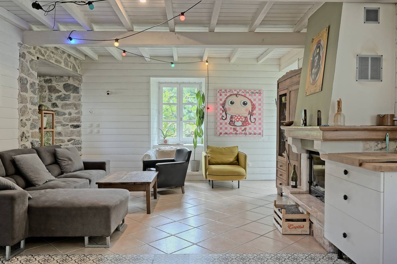 Casa de vacaciones 'La Mouline' con vistas a la montaña, Wi-Fi y aire acondicionado in Prat-Bonrepaux, Parque Natural Regional de los Pirineos de Ariège