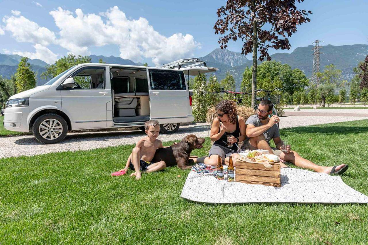 Camping Agrisalus in Arco, Gardasee-Berge