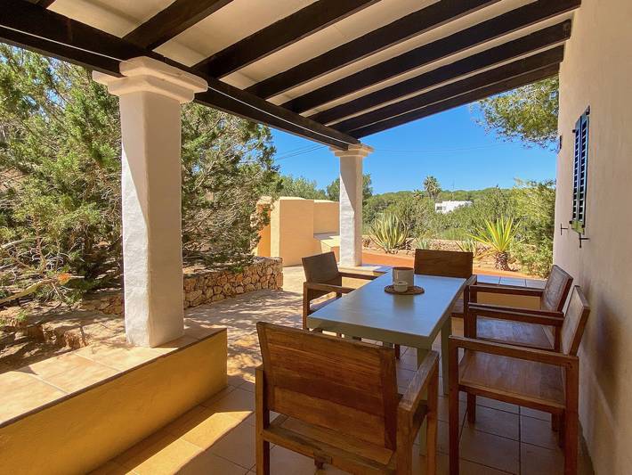 Bungalow for 6 people with garden in Platja de Migjorn, Formentera