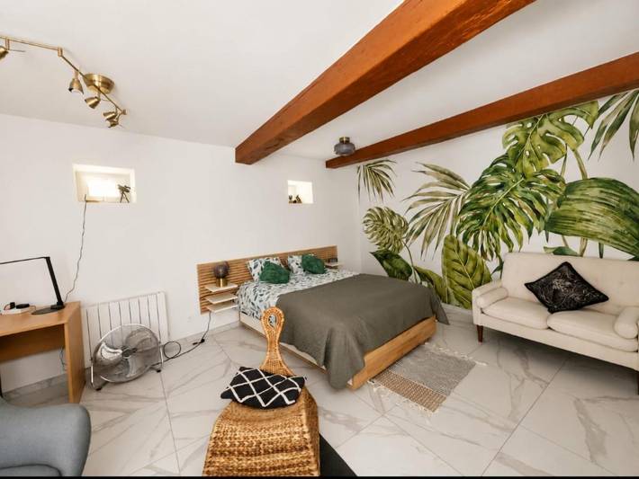 Appartement de vacances pour 2 personnes, avec Terrasse ainsi que Jardin et Vue