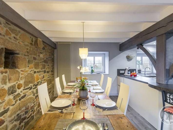 Gîte pour 8 personnes, avec jardin à Les Pieux - 4