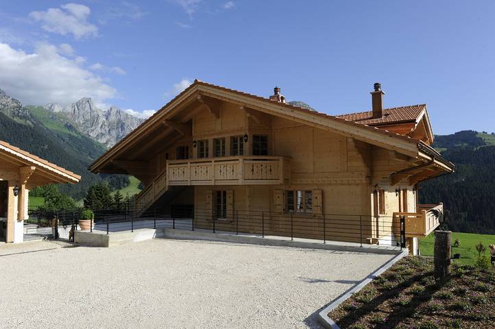 Gîte pour 4 personnes, avec balcon, adapté aux familles à Château-d' Œx - 3