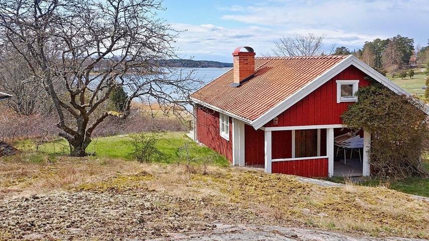 Ferienhaus für 7 Personen, mit Terrasse in Vaxholm