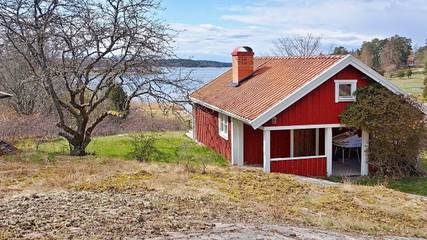 Ferienhaus für 6 Personen, mit Ausblick und Terrasse in Vaxholm
