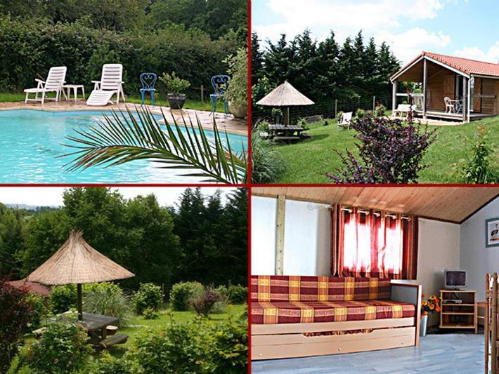 Maison de vacances pour 5 personnes, avec Terrasse ainsi que Jardin et Piscine