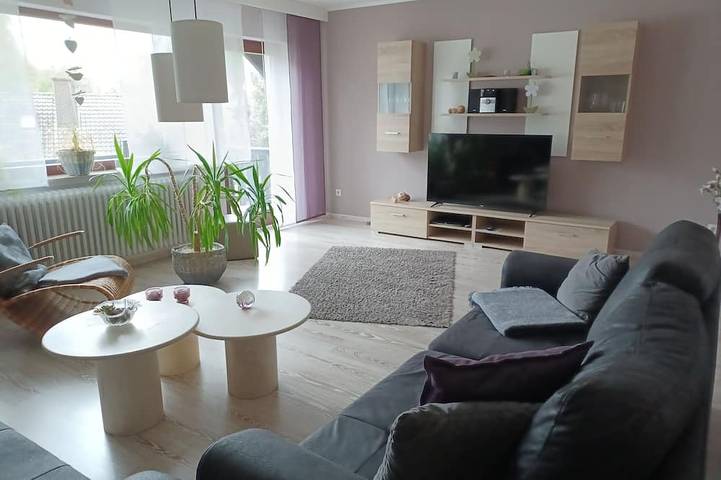 Ferienwohnung für 6 Personen, mit Sauna und Balkon sowie Garten