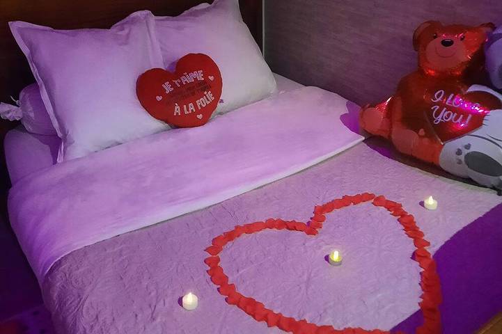 Chambre d’hôte pour 2 personnes, avec Jacuzzi