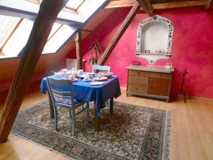 Ferienwohnung für 3 Personen, mit Terrasse und Garten sowie Ausblick in Leisnig - 4