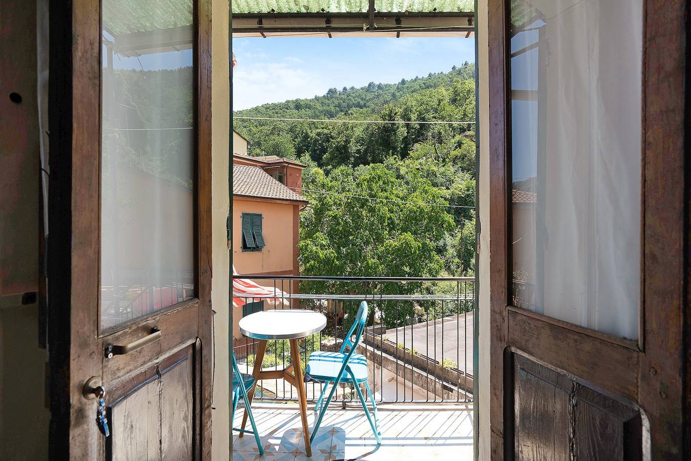Appartement entier, Appartement de vacances Acciuga House avec balcon, jardin partagé & Wi-Fi in Biassa, La Spezia