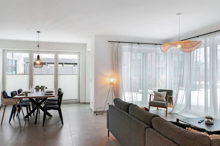 Ferienwohnung für 6 Personen, mit Garten am Jadebusen