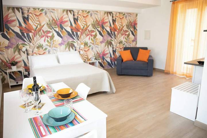 Appartement de vacances pour 3 personnes, avec piscine ainsi que balcon et jardin - 1