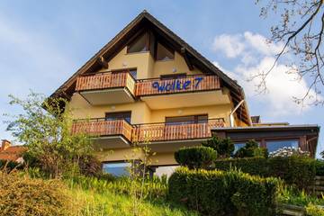 Ferienhaus für 24 Personen, mit Ausblick und Garten, mit Haustier in Braunlage