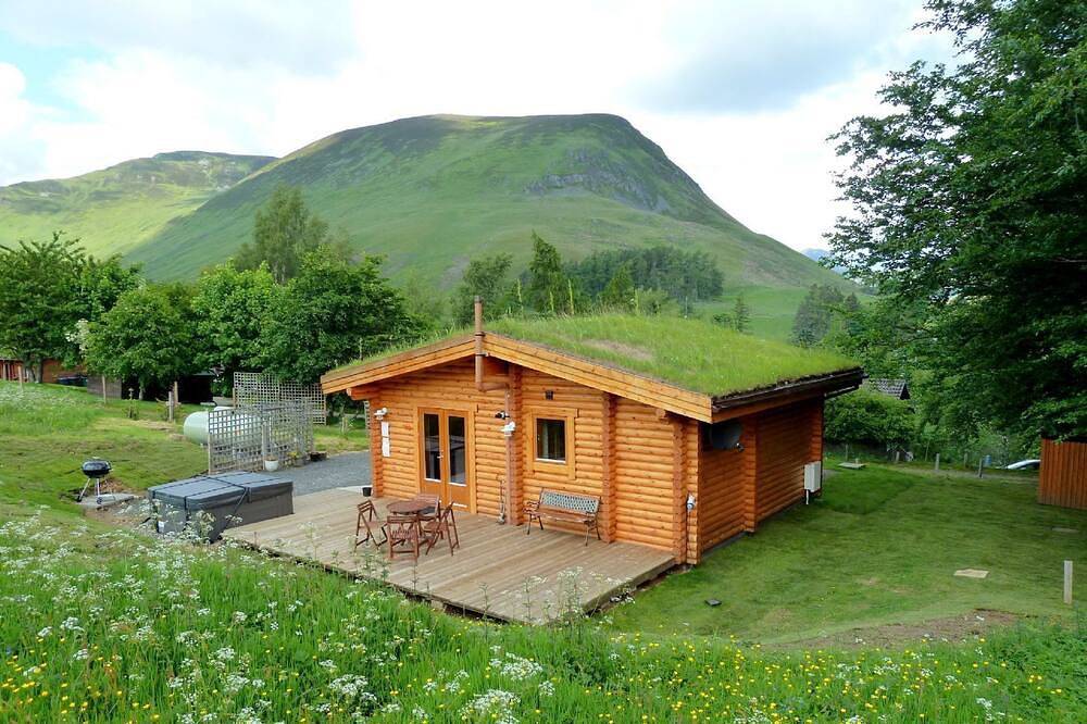 Blockhütte mit Whirlpool & Sauna für 2/3 | Im Cairngorm Nationalpark Großartige Aussichten in Glenshee, Cairngorms National Park