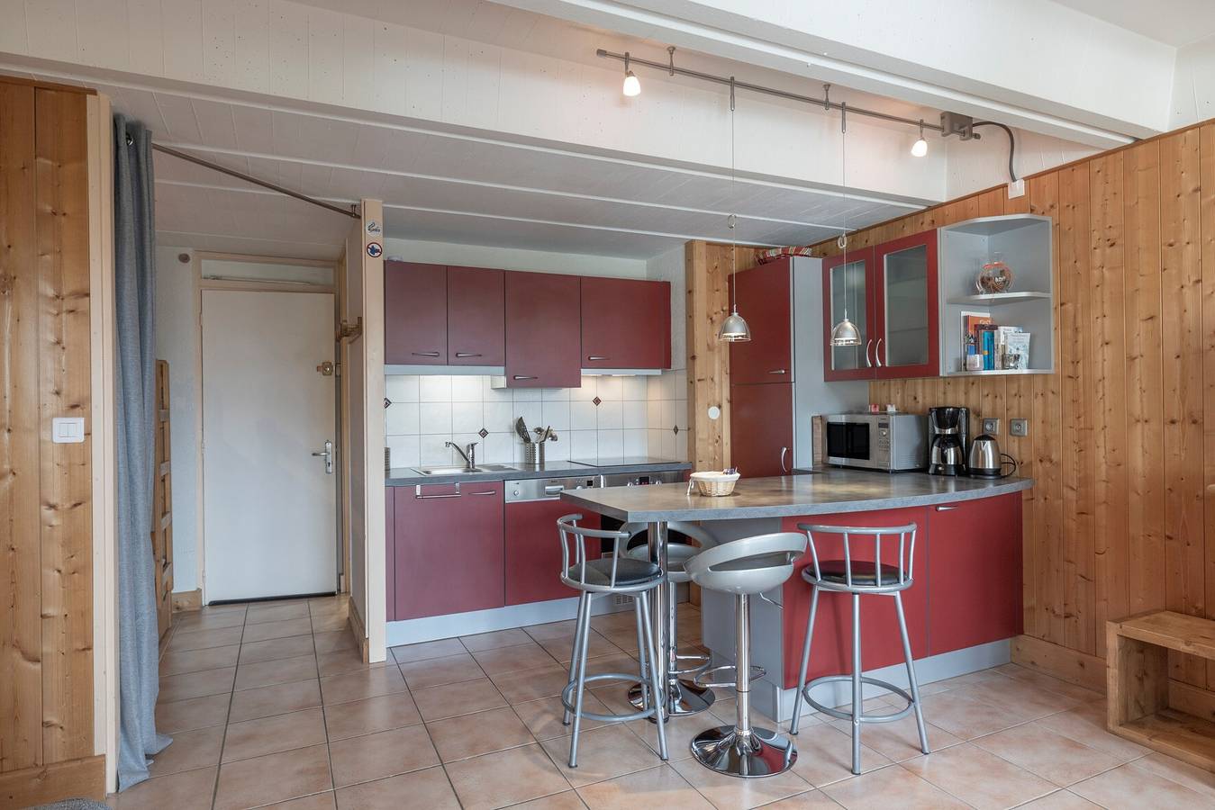 Ganze Wohnung, Appartement „Flaine Studio J3“ mit Bergblick, Balkon und Wlan in Flaine, Arâches-la-Frasse