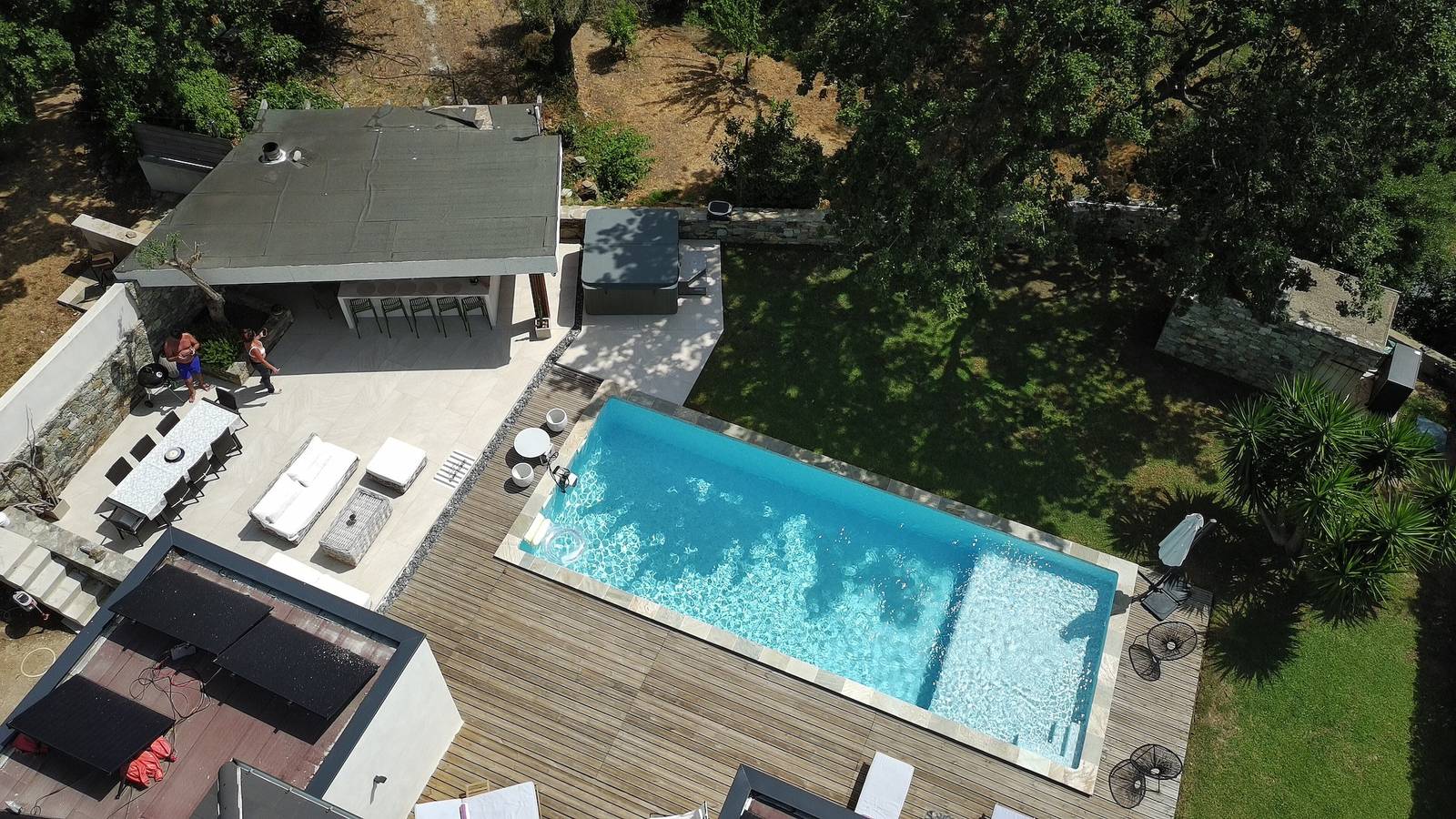Villa di charme con 3 camere, piscina privata e riscaldata in Barbaggio, Calvi e dintorni