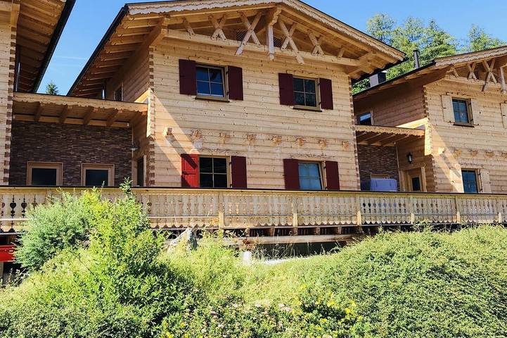 Chalet für 6 Personen, mit Balkon und Garten sowie Sauna