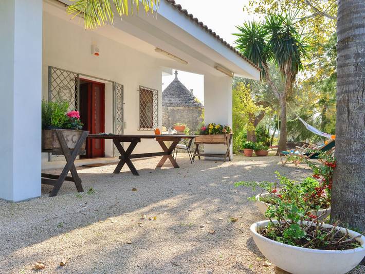 Trullo Alcova  in der Nähe des Meeres in San Vito dei Normanni, Salento