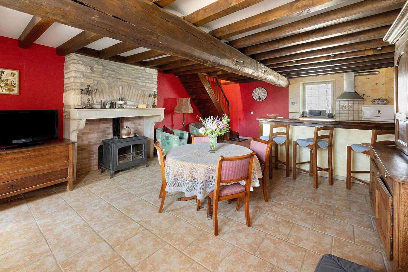 Ferienhaus 'Chez Pauline' mit privatem Garten in Massangis, Region Avallon