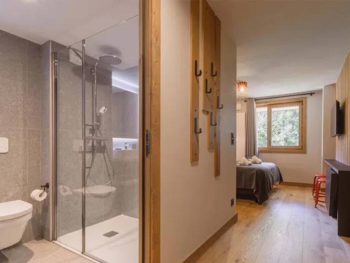 Résidences & hôtels L'Éclat des Vériaz - Terrésens - Zimmer 2 personen - Mit Standard-Kochecke Für 2 Personen in Megève, Pays du Mont-Blanc