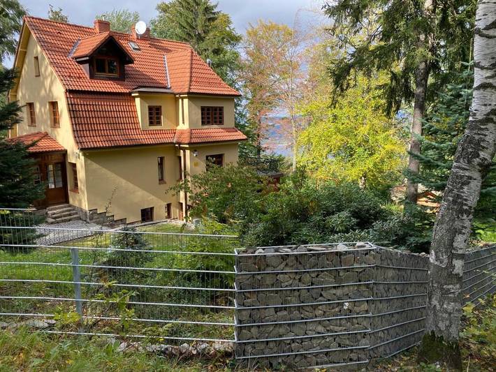 Dom wakacyjny dla 14 osób, z Balkon i Taras oraz Ogród i Widok w Sosnówka