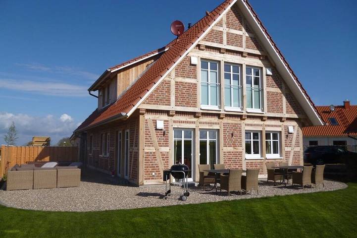 Ferienhaus für 12 Personen, mit Garten und Sauna sowie Whirlpool im Klützer Winkel