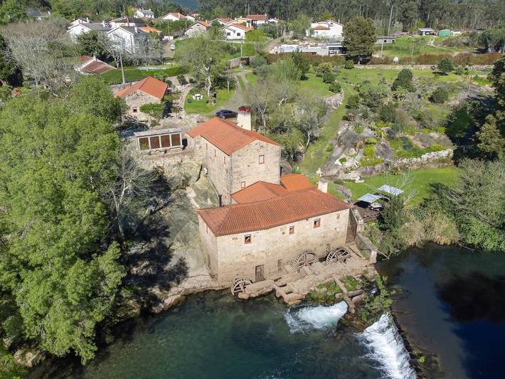 Location de vacances pour 4 personnes, avec Vue sur l’océan et Jardin dans Vilar de Mouros