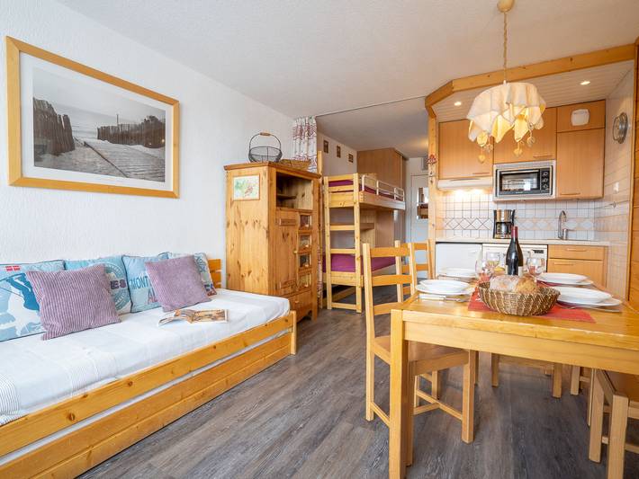 Location de vacances pour 4 personnes, avec balcon à Tignes